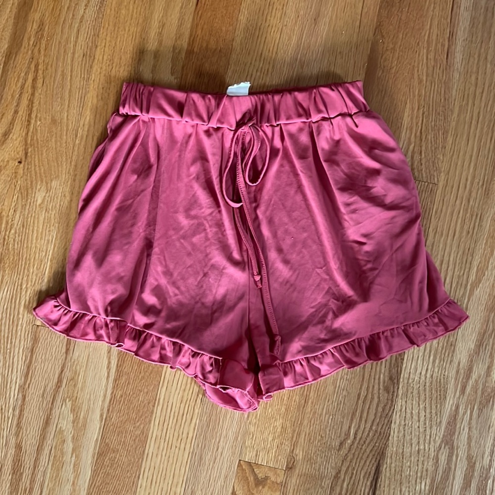 Comfy and Cute! Ruffle Lined Shorts